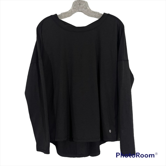 Apana size small charcoal long sleeve top - Picture 1 of 7